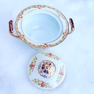 Noritake Sugar Bowl with Lid Vintage